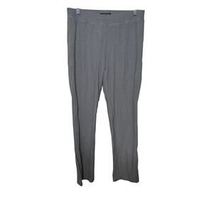 Eileen Fisher Pants Women’s XS Gray Pull-On Stretch Slim‎ Leg Knit USA Viscose